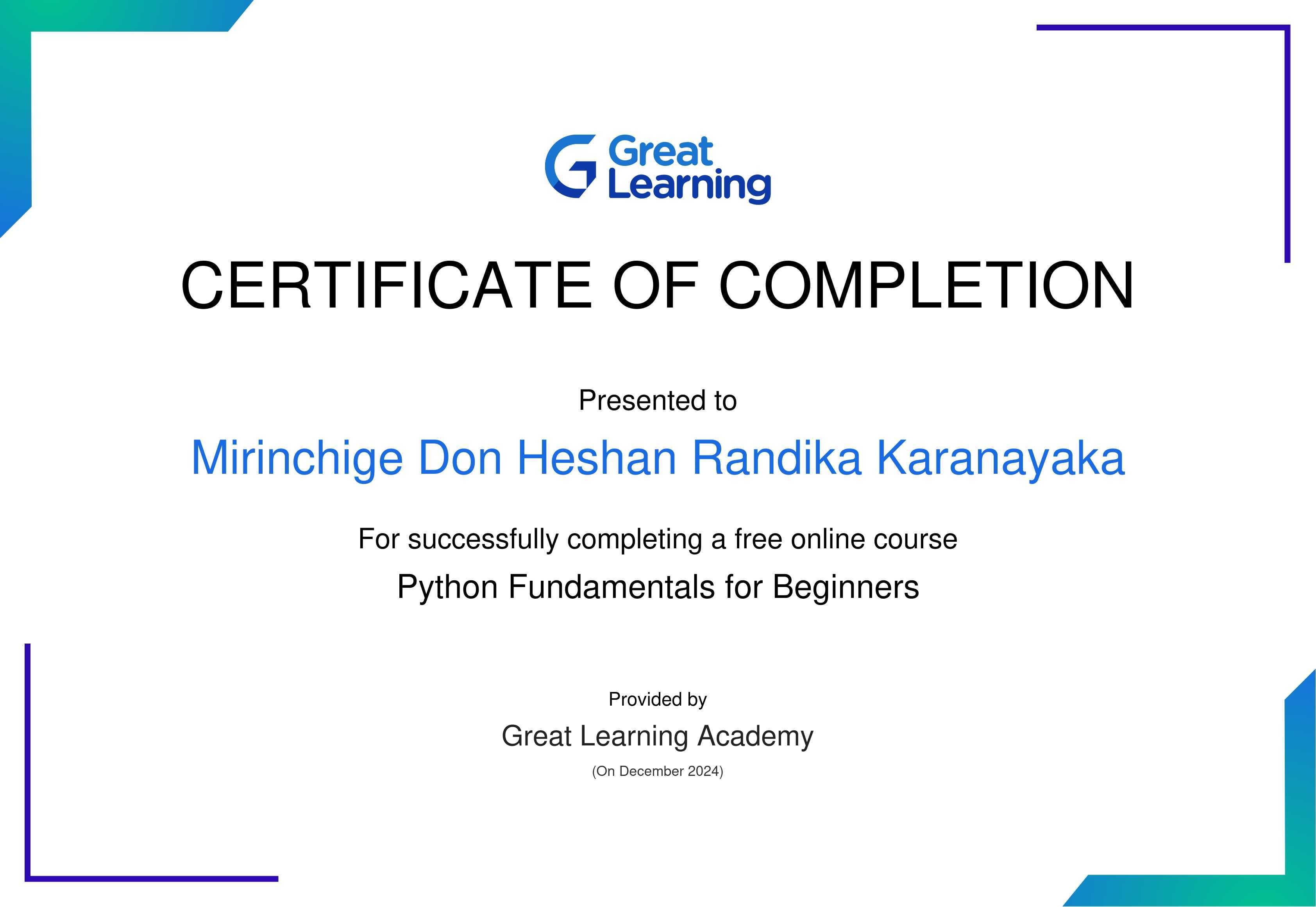 Python Fundamentals for Beginners